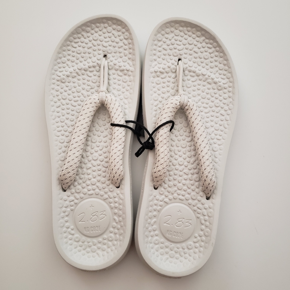 Allbirds sugar zeffer sandals blizzard white Mens 8 Womens 10 NWT - Picture 1 of 8